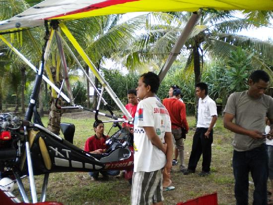 Menikmati Pangandaran Dari Pesawat Capung