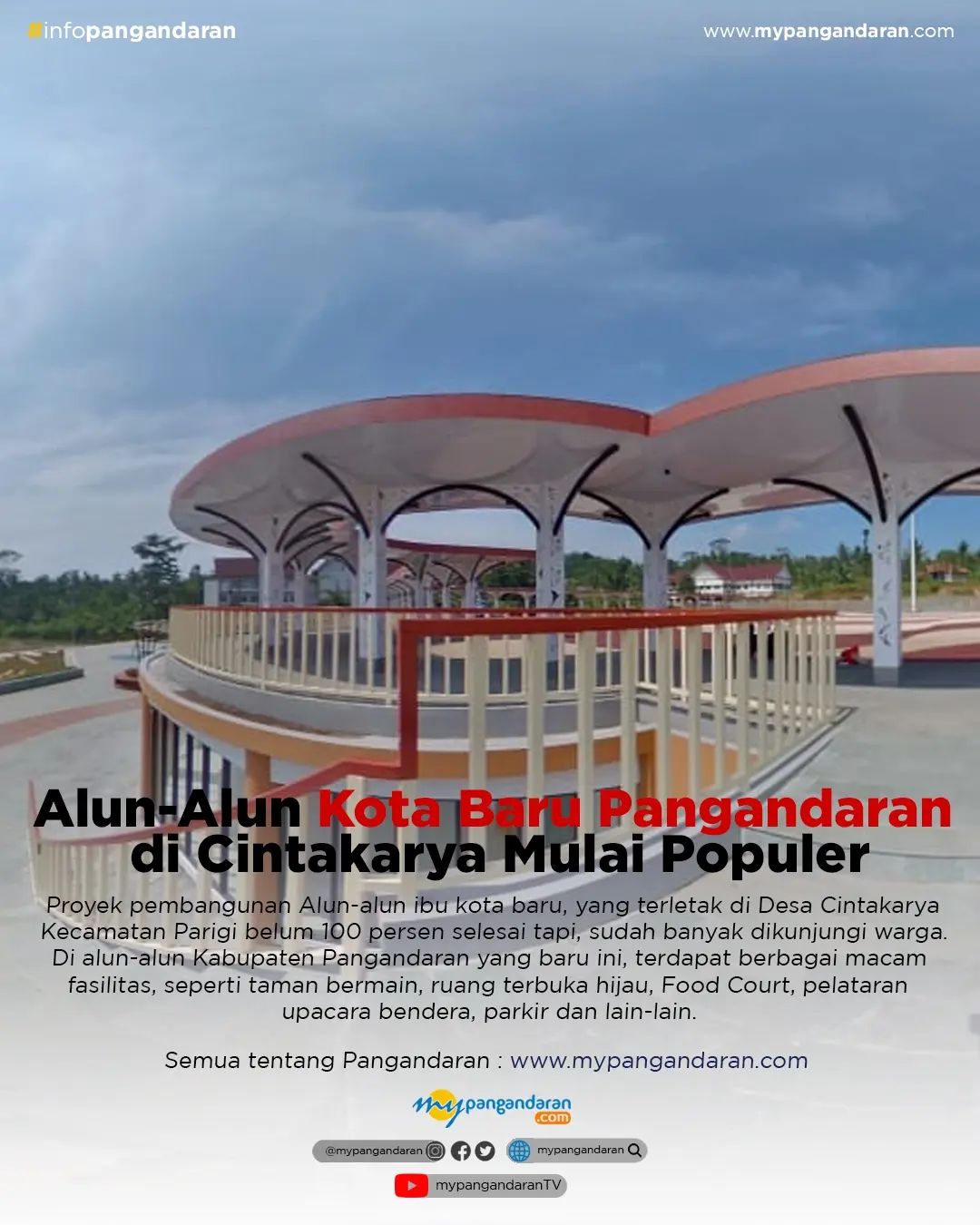 Alun-alun Kota Baru Pangandaran di 