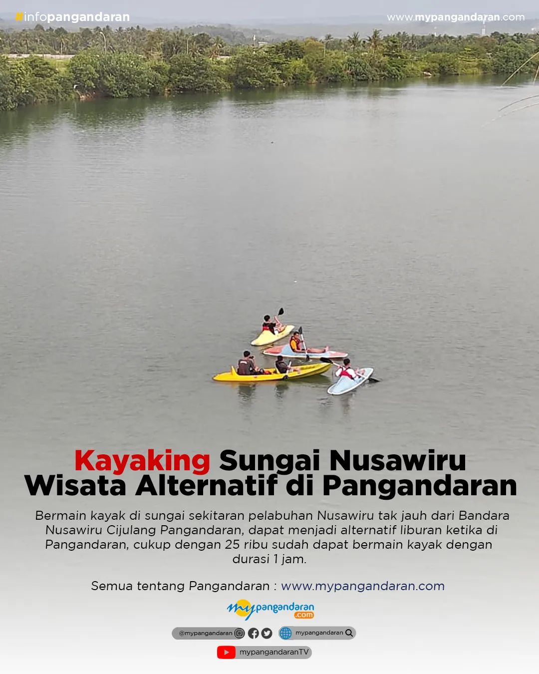 Kayaking Sungai Nusawiru, Wisata Alternatif 