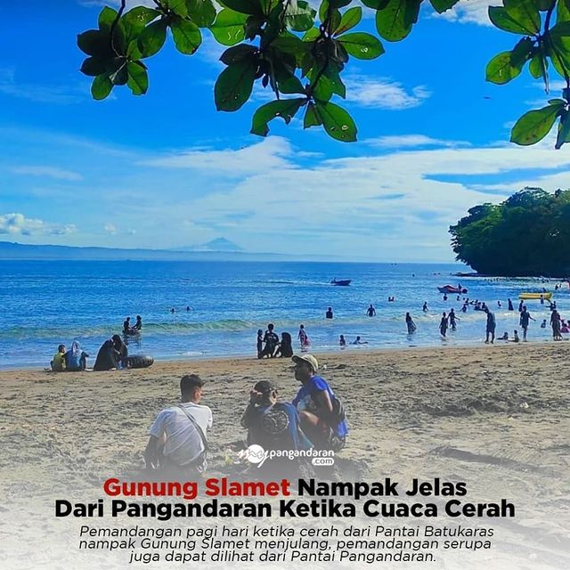 Ada yang liat juga penampakan Gunung Slamet pagi tadi? 
. 
. 
. 
. 
📍 Pantai Batukaras
. 
. 
. 
. 
#pangandaran ...