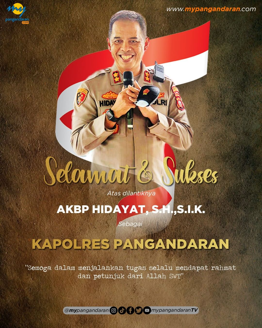 Selamat dan Sukses atas dilantiknya
====================
AKBP 