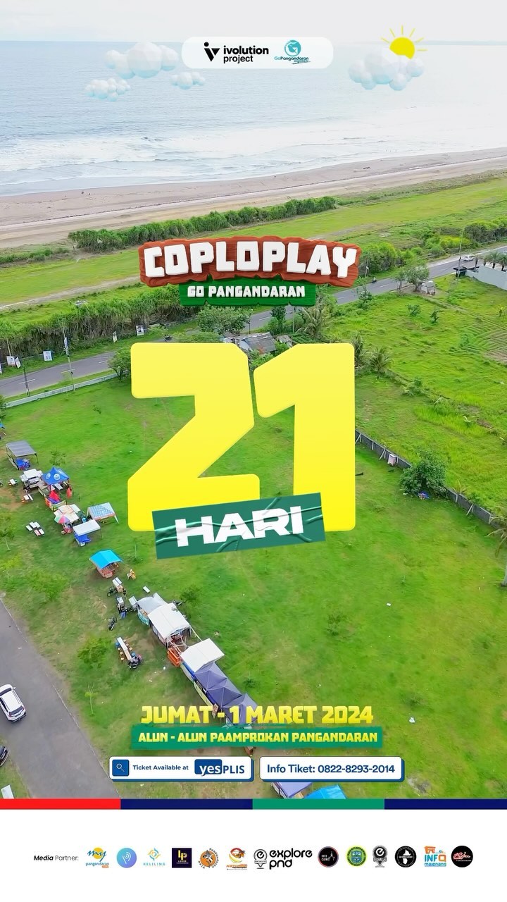 Tidak terasa 3 minggu lagi sebelum COPLOPLAY Go Pangandaran nih!           ...