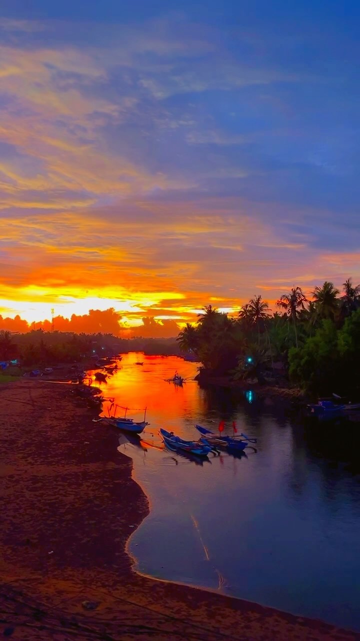 Sesyahdu itu Pangandaran sore ini 