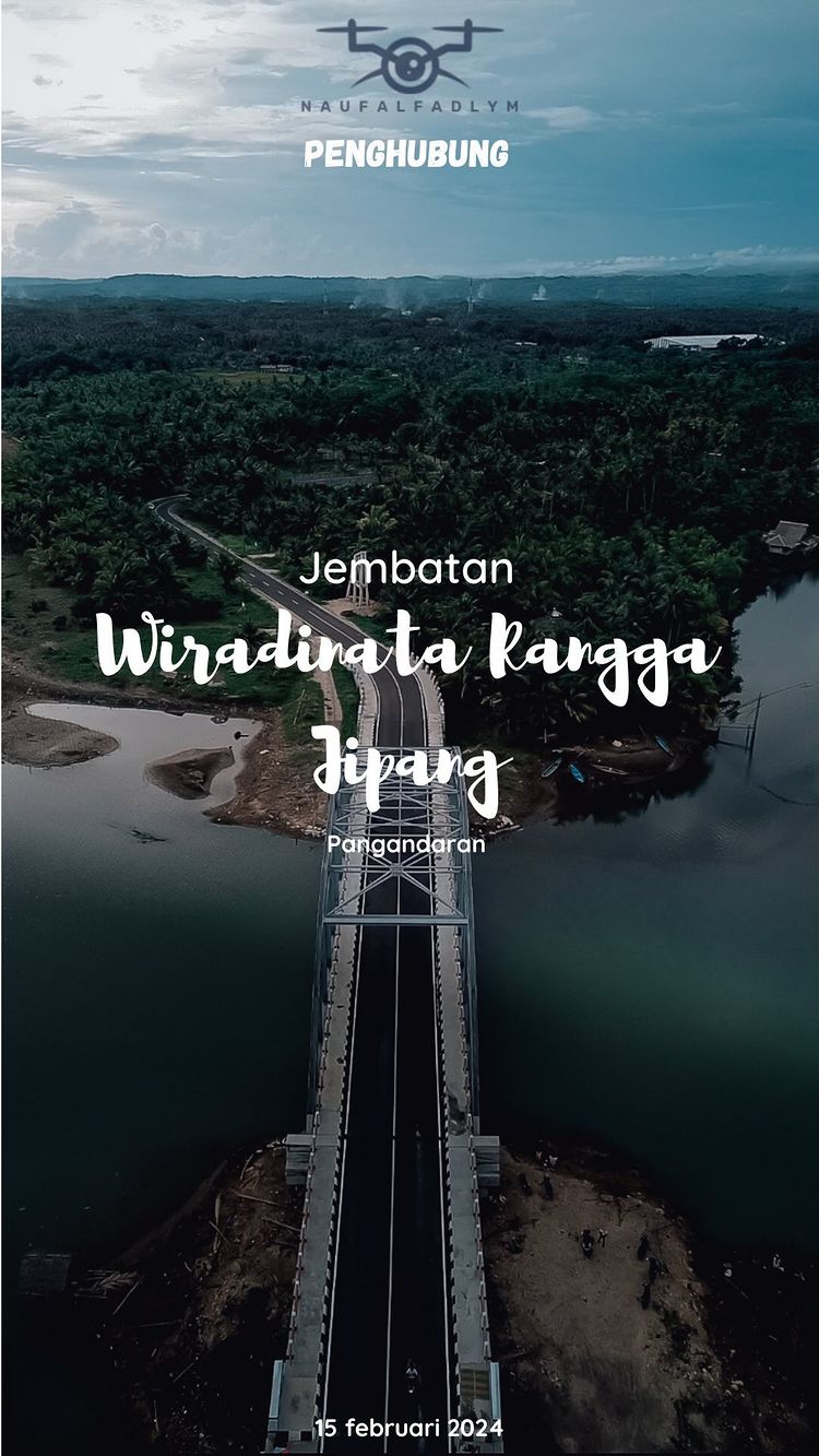 “Jembatan Wiradinata Rangga Jipang ini merupakan jembatan yang menghubungkan lima           ...