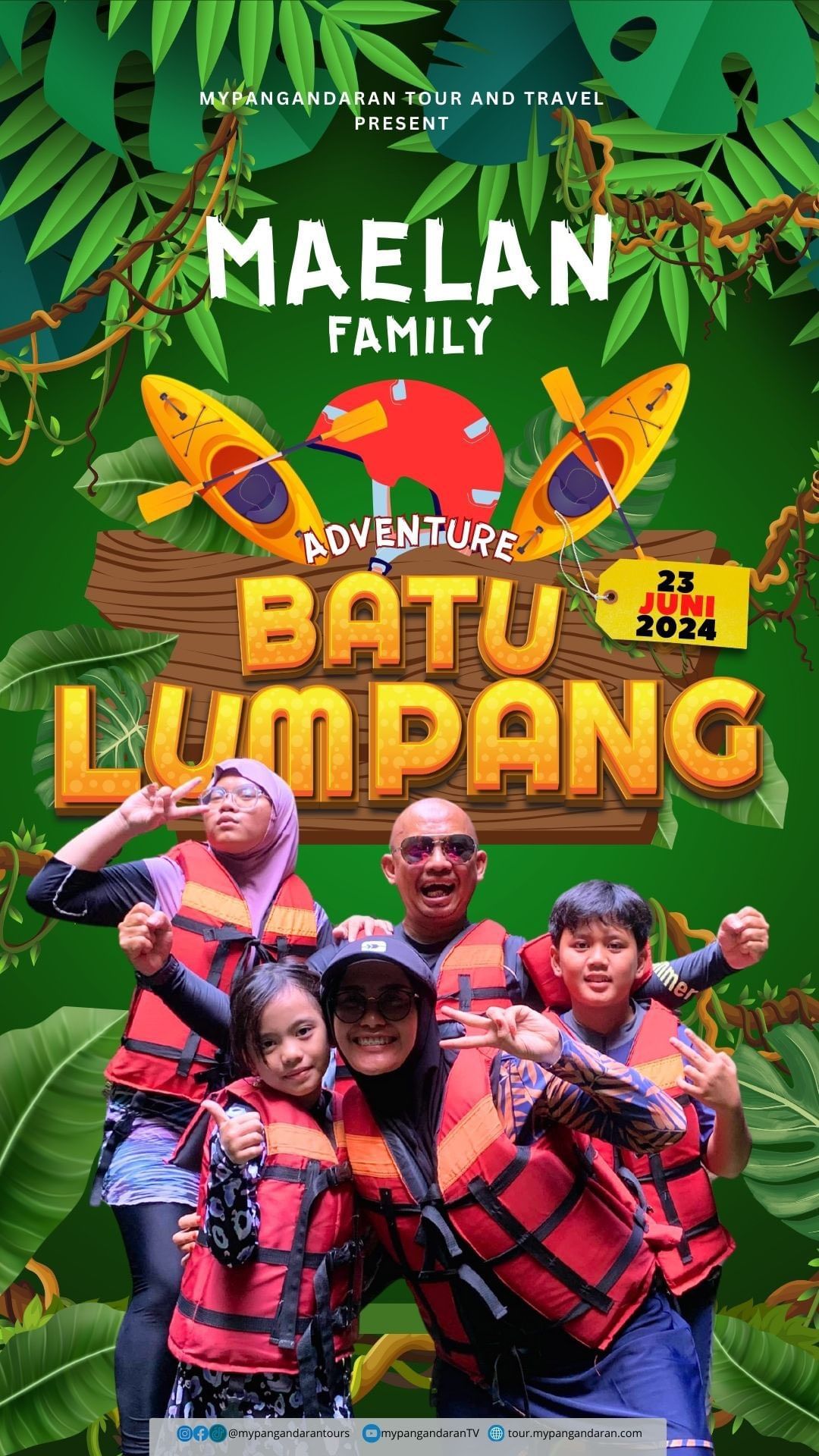 Libur telah tiba🫵🏻🤩
Kali ini Trip bersama Maelan Family❤️
bareng @mypangandarantours Biar           ...