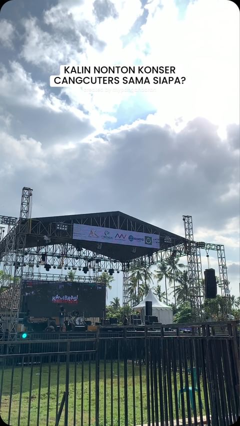 Hari ini ada konser cangcuter 