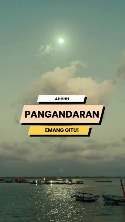 Ah Pangandaran mah emang gitu! 