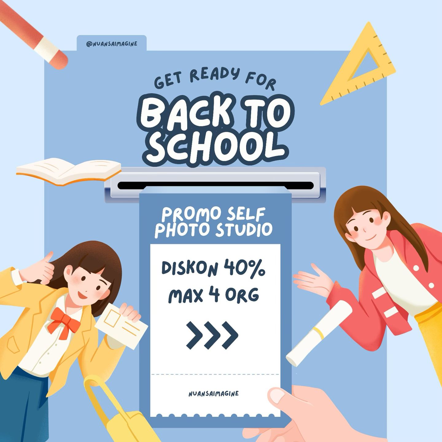 Yeay Back To School📚😍

Gimana Sekolah nya makin semangatt? 
Biar makin           ...