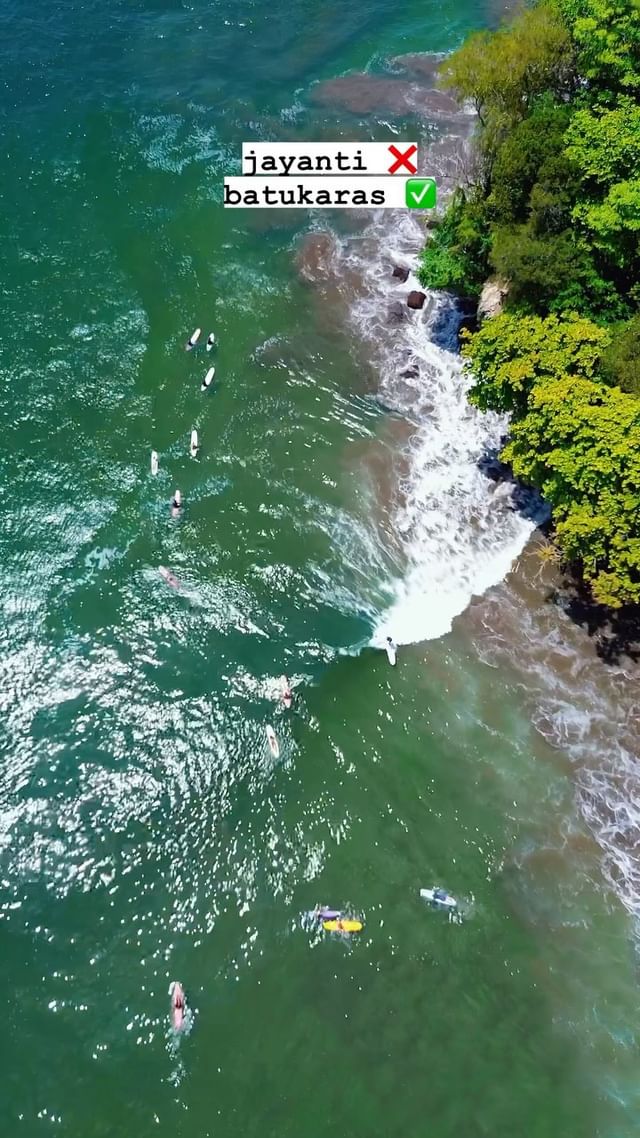 Punten sanes di Basisir Jayanti tapi di Basisir Batukaras Pangandaran           ...