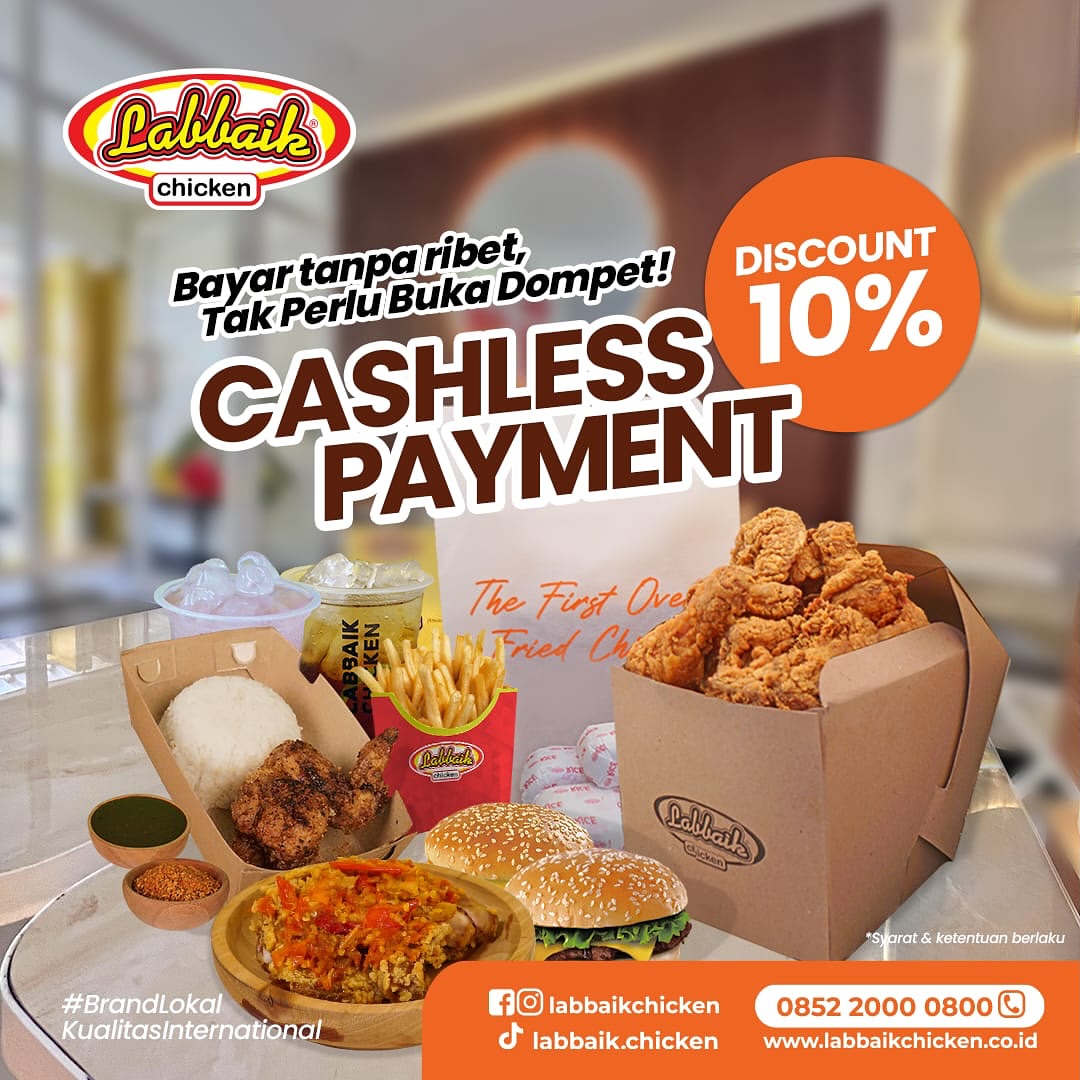 YAKIN MASIH BELUM PAKE CASHLESS PAYMENT ??

Kapan lagi dapet DISKON           ...