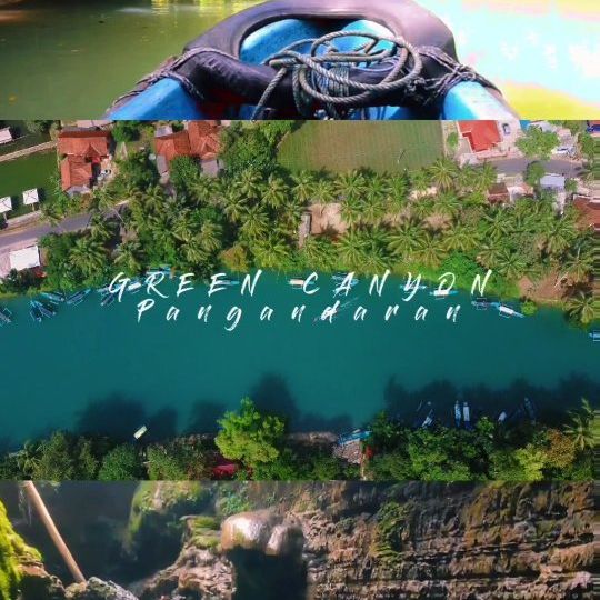 Green Canyon Pangandaran
==
Tempat yang selalu ngangenin, pernah coba tips kalo rafting tengadah dan air hujan abadi kena langsung ke muka, ...