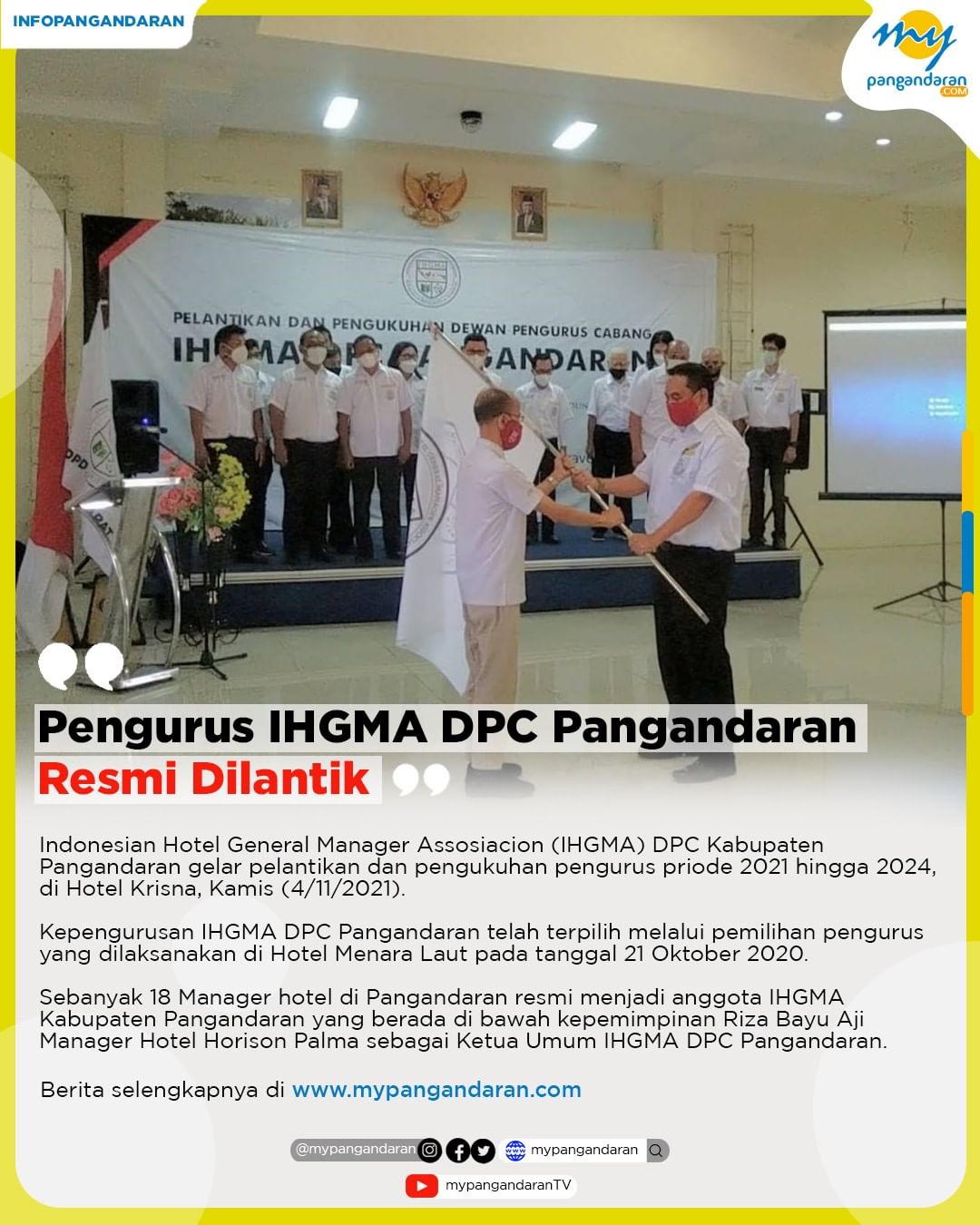 Pengurus IHGMA DPC Pangandaran Resmi 