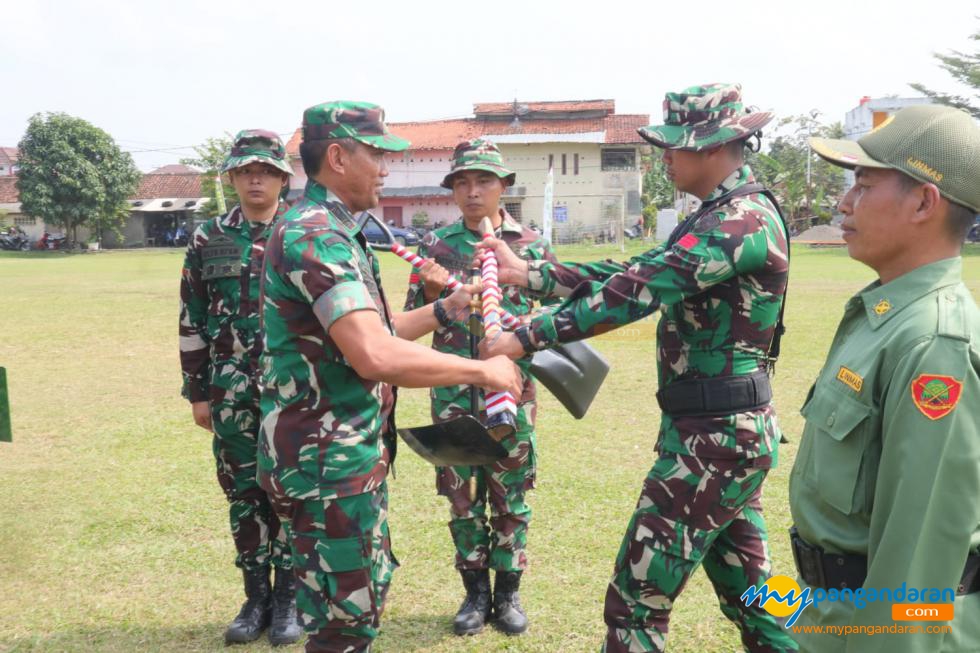 Potret Upacara Karya Bakti Skala Besar TNI di Kabupaten Pangandaran