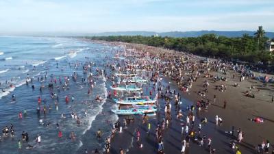 Potret Pantauan Situasi Objek Wisata Pantai Barat Pangandaran