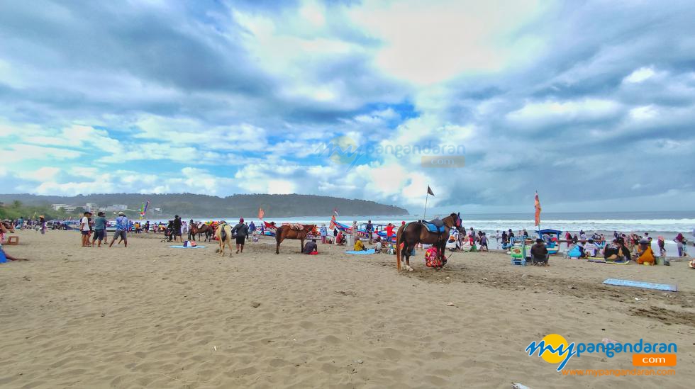 Potret Situasi Terkini Pantai Barat Pangandaran