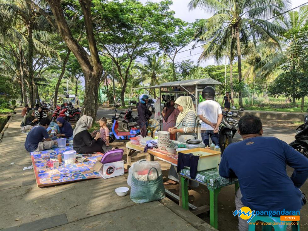 Potret Suasana Pagi Disekitar Jalan Baru Grand Pangandaran